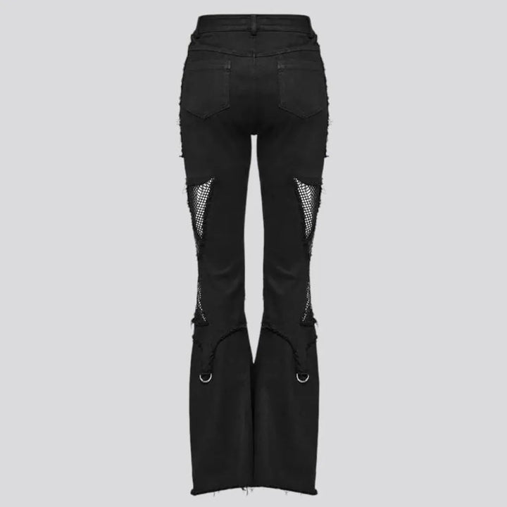 Bootcut gothic jeans for ladies