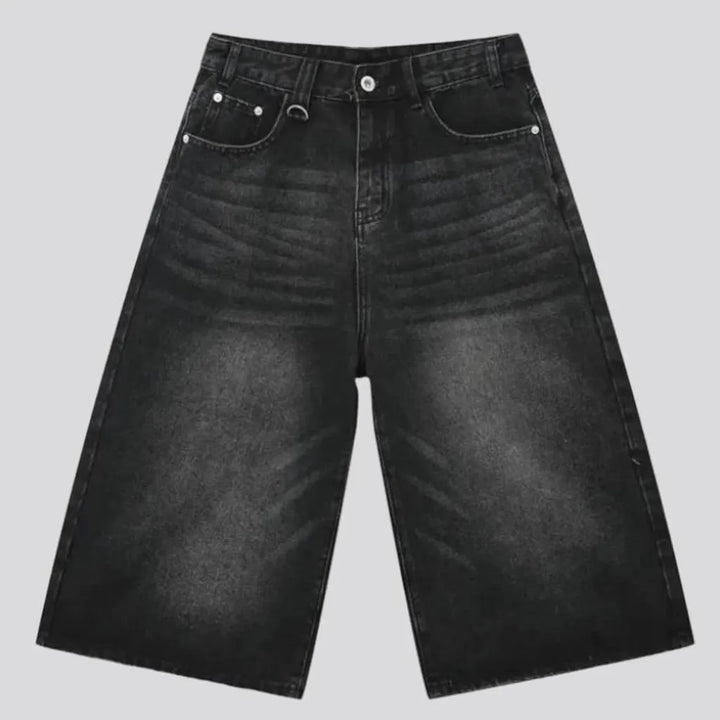 Sanded high-waist denim shorts
 for men | Jeans4you.shop
