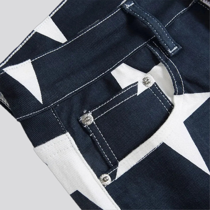 Fashionable stretchable banded jeans for men